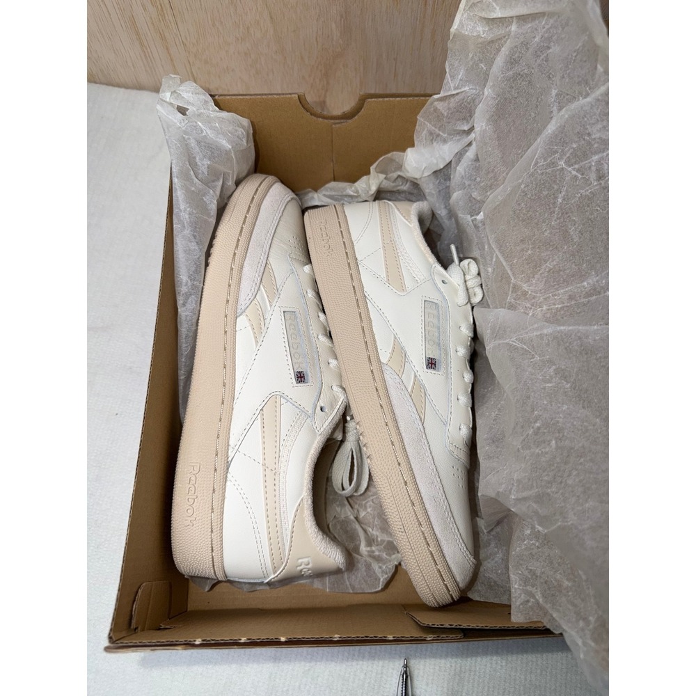 Reebok Club C Revenge Vintage Womens Sneakers Chalk Alabaster 100033096 Size 9.5